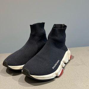 Authentic Balenciaga Speed Trainer High-Top Sock Sneakers